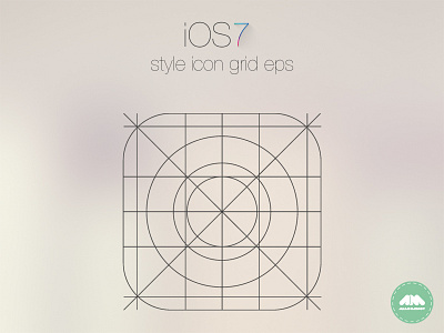 IOS7 App Icon Grid app eps free grid icon ios ios7