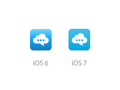 iOS icon evolution 6 7 design icon ios