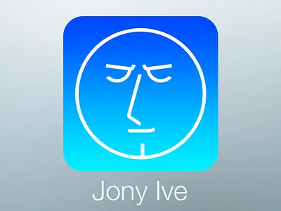 Ive redesigns himself horror ios7 ive jonyive myeyes redesign