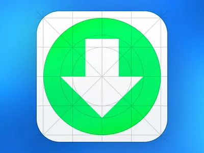 Download iOS7 Grid system Icon Template ai apple black blue flat green icon ijeunes ios ios7 ipad iphone ipod template transparent white
