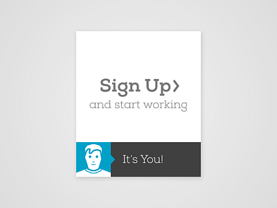 Sign Up and start working! aniboom buddy icon elements sign up ui