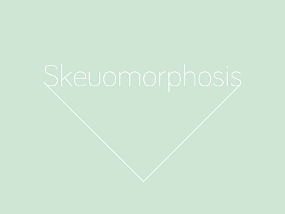 Skeuomorphosis flat pastel skeuomorphism typography