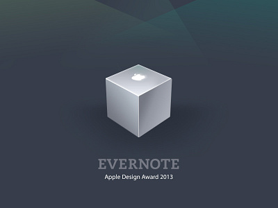 Apple Design Award apple design evernote