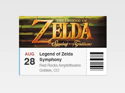 Ticket Style Photo Album album photo ticket