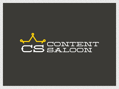 Content Saloon - Full Logo badge calgary content crown logo old saloon sheriff star west yyc