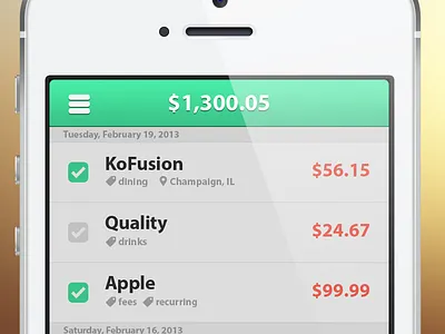 Checking App Update finance ios iphone list