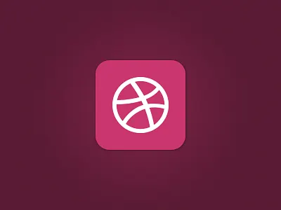 What if.. 7 app basketball dribbble faust gradient icon ios logo minimalistic pink ronnie simple