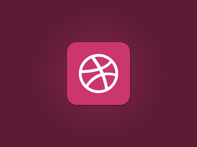 What if.. 7 app basketball dribbble faust gradient icon ios logo minimalistic pink ronnie simple