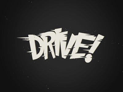 Drive logo typography