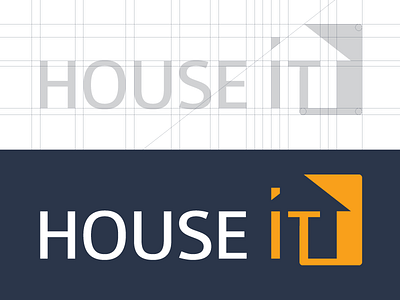 House It Logo branding construction logo logo design mark startup