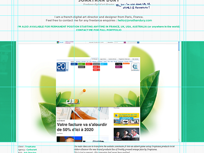 [WIP] Onepage provisional portfolio art director available book digital dmnsia freelance freelancer hire jonathan dury onepage portfolio provisional webdesign webdesigner