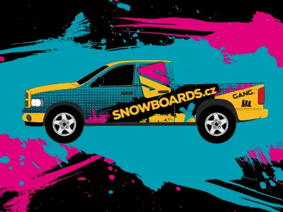 DODGE RAM in progress car dodge full graphics ram snowboards.cz sticker