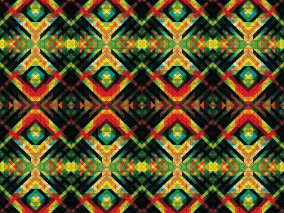 Pattern Im Working On aztec colourful pattern tringles