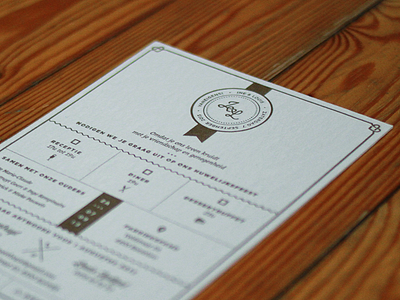 Letterpress Wedding Invitation gold invitation letterpress typography wedding