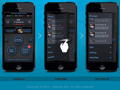 iPhone App for Investors and Shareholders app investor iphone shareholder ui ux