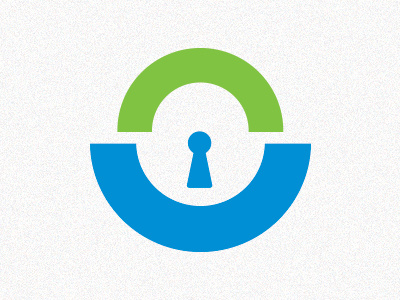 Lock blue green happy lock protect protection smile