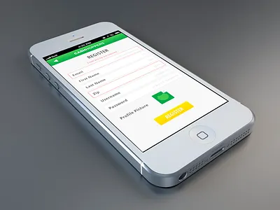 Cash Hoppers Register app game green iphone ui ux