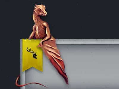 Dragon baratheon dragon game of thrones house sigil stag