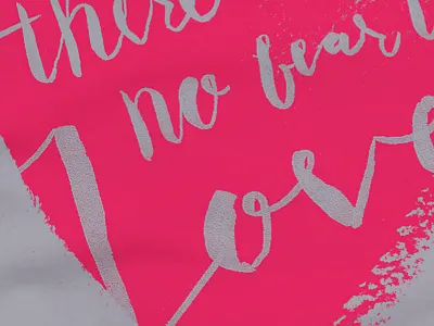 There is no fear in love heart love t shirt type