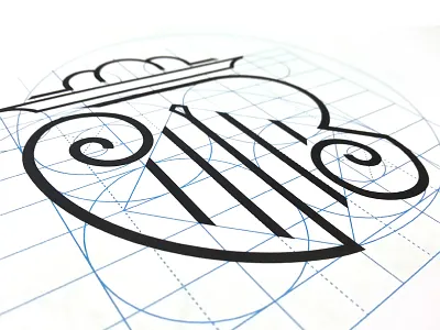 VR Logo design art building icon logo logotype pilar roma roman rome symbol