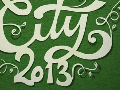 Cut paper topography detail cut paper type typography