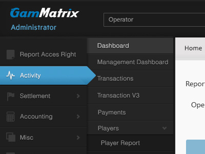 Reports Dashboard V1 almost flat cms dashboard design flat interface user experience user interface