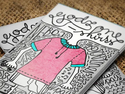 Godzone Shop character godzone illustration label print shop t shirt typography