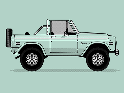 Bronco bronco car simple topless