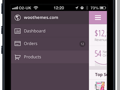 Navigation ecommerce ios woocommerce