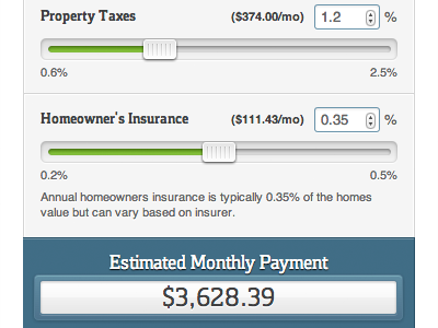 Responsive Payment Calculator calculator mortgage responsive slider veterans united