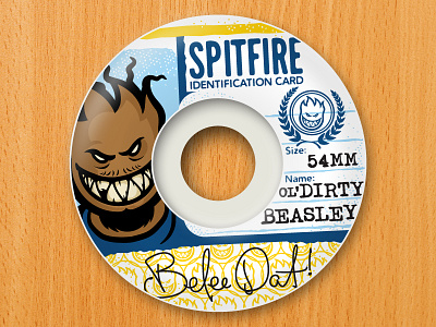 Belee Dat! @2x odb old dirty bastard skateboard spitfire texture vector wheel wu tang