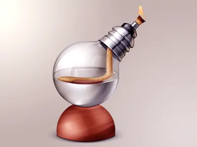 Bulby Candle bulb candle wood