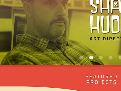 Personal Site badass cholo handstyle carousel green photo portfolio red type website