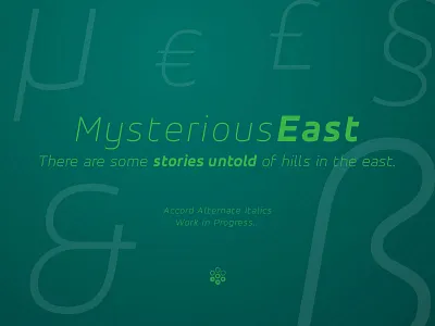 Accord Alternate Italic typeface accord alternate character design font glyph italic letter sone soneritype thin type typeface