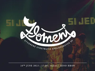 Broken contrast event handwriting poster type typography vector