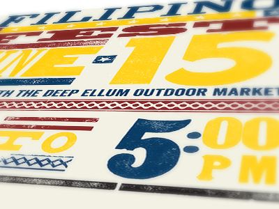 Example of Filipino Fest in Deep Ellum (cancelled)