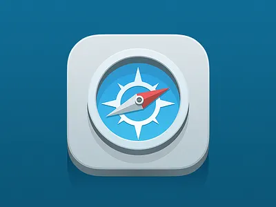Safari Flattie app icon browser flat icon ios7 safari simple