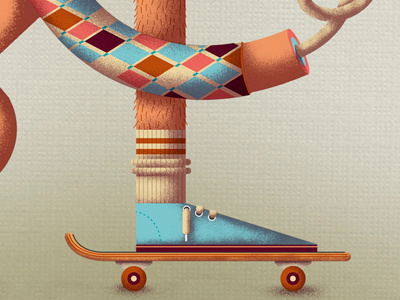 Skate illustration skate