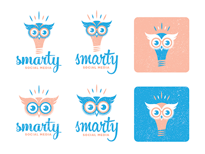 Smarty Social Media wip branding logos media social