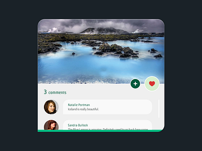 Places - Rebound circles comments places ui widgets
