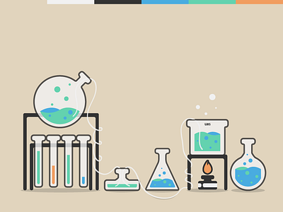 Putonyourlabcoatsplease beaker bubble lab science tube