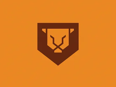 Lion identity lion logo mark
