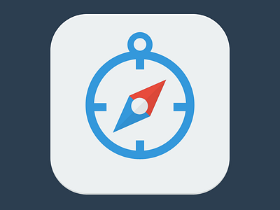 Safari flat ios7 iphone icon safari