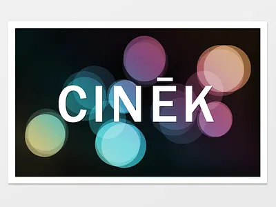 Cinek Bokeh bokeh circles