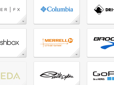 3point5 - New Brand Tiles brands design shadow tile ui user experience ux web app web design