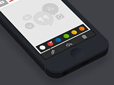 Meet Instabug 🐞 app blue colors flat green grey icons ios photoshop red