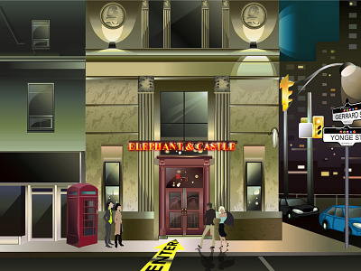 Restaurant illustration illustrator restaurants vector