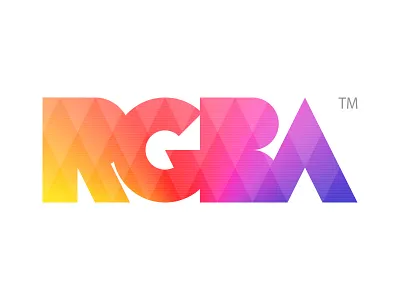 RGBA.eu logo angled colour spectrum diamond logo tetrahedron