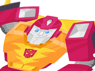 Hot Rod illustration transformers