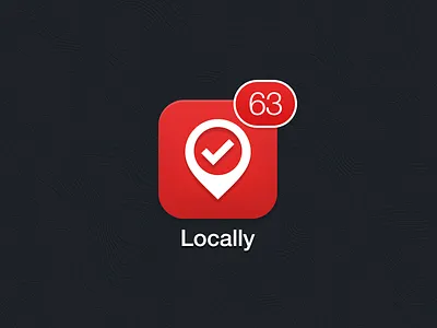 New Badge app awesomeness badge interface ios iphone local location map
